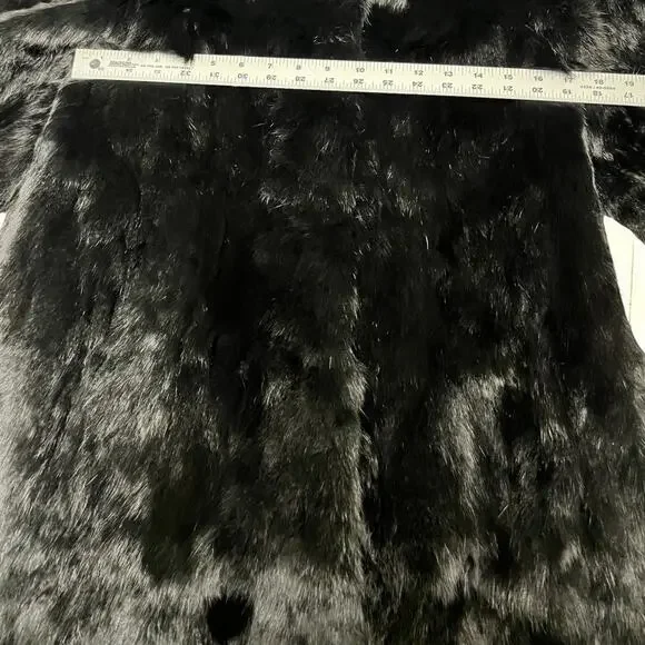 Vintage 1980’s Somerset Furs of Los Angeles Rabbit Fur Coat Size Medium - Picture 7 of 14